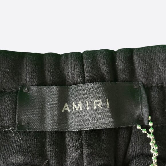 Amiri Wes Lang Black & Red Solar Kings Logo Sweatpants - Picture 3 of 4